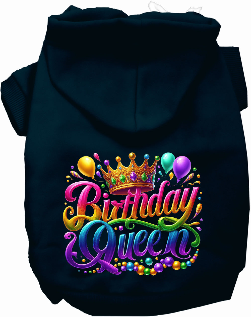 Gorgeous Birthday Queen Pet Hoodie