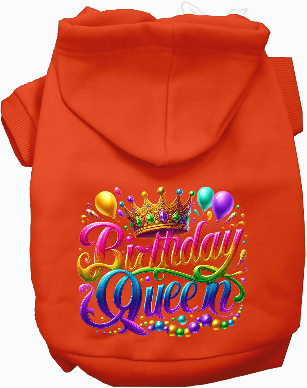 Gorgeous Birthday Queen Pet Hoodie