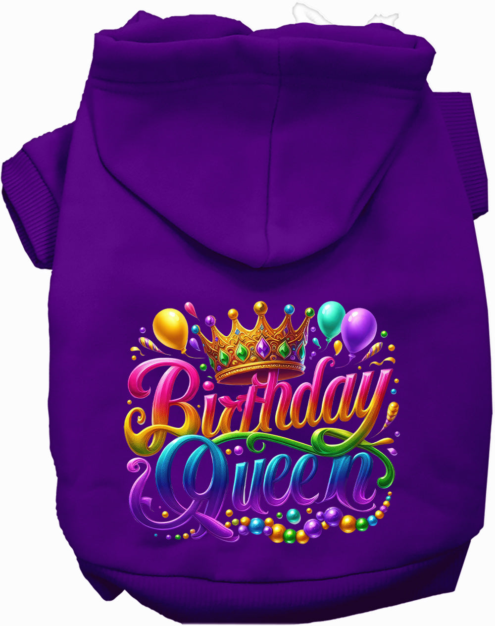 Gorgeous Birthday Queen Pet Hoodie