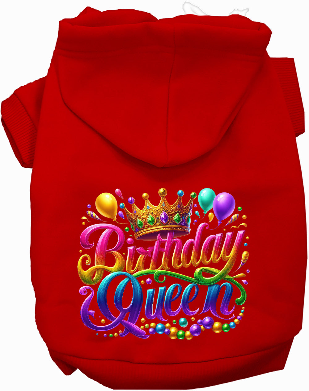 Gorgeous Birthday Queen Pet Hoodie