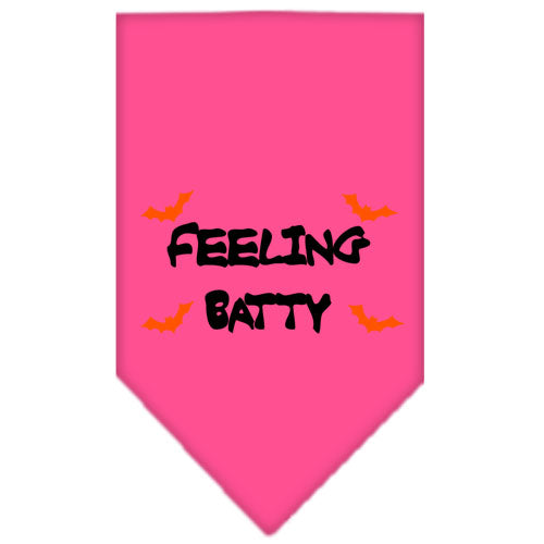 Halloween Pet and Dog Bandana Screen Printed, "Feeling Batty"