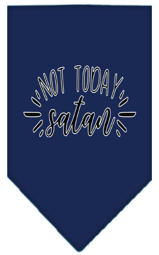 Pet and Dog Bandana Screen Printed, "Not Today Satan"