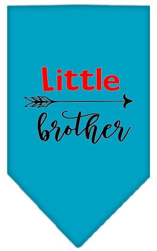 Pet and Dog Bandana Screen Printed, "Little Brother"