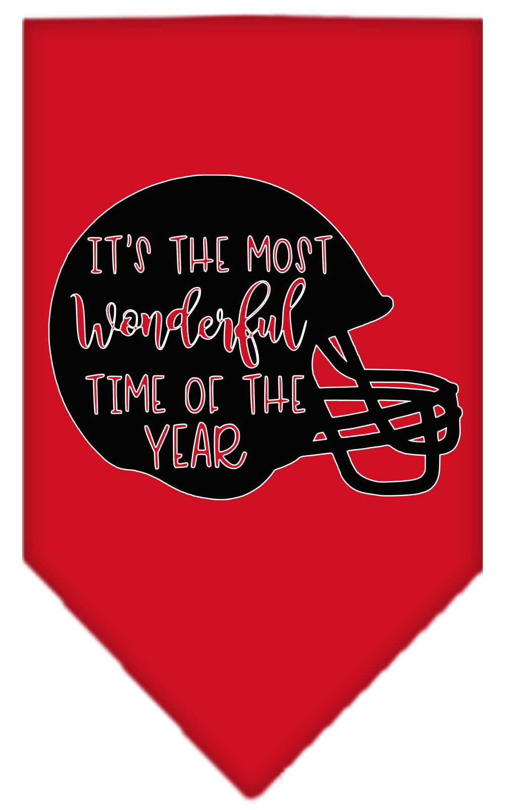Pet and Dog Bandana, "Most Wonderful Time Of The Year (Football)"