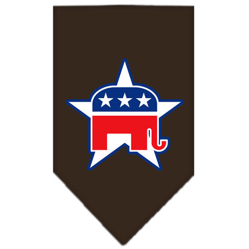Dog Bandana Screen Printed,  "Republican"