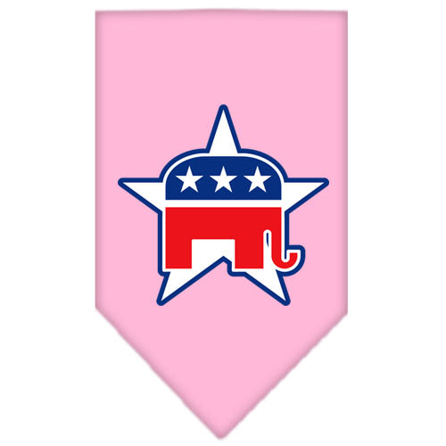 Dog Bandana Screen Printed,  "Republican"