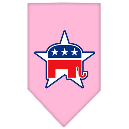 Dog Bandana Screen Printed,  "Republican"
