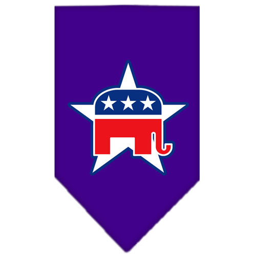 Dog Bandana Screen Printed,  "Republican"