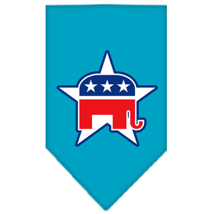 Dog Bandana Screen Printed,  "Republican"