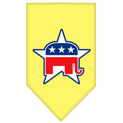 Dog Bandana Screen Printed,  "Republican"