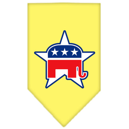 Dog Bandana Screen Printed,  "Republican"