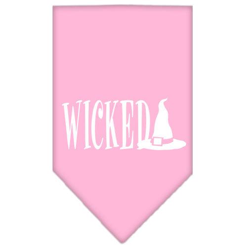 Halloween Pet and Dog Bandana Screen Printed, "Wicked"