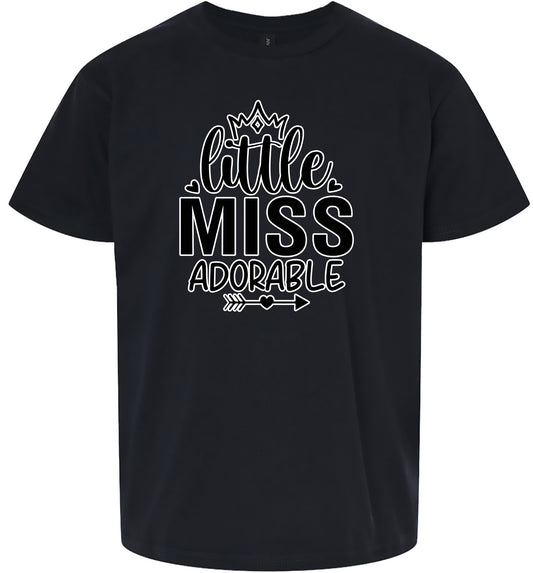 Little Miss Adorable Children's Gildan Soft Shirt