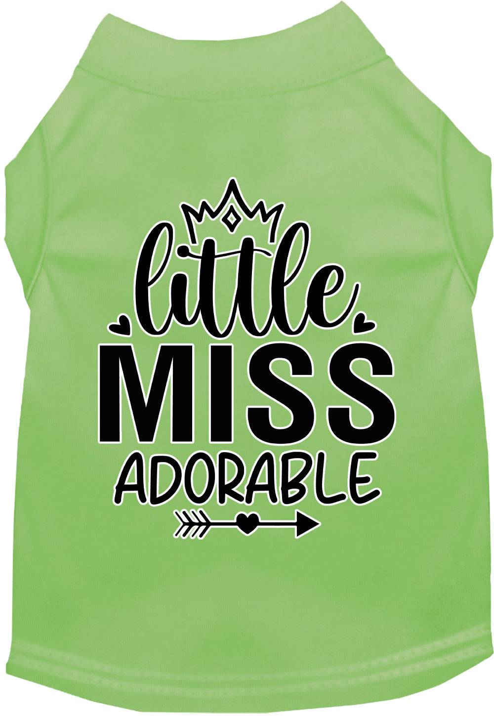 Adorable Cat or Dog Shirt for Pets "Little Miss Adorable"