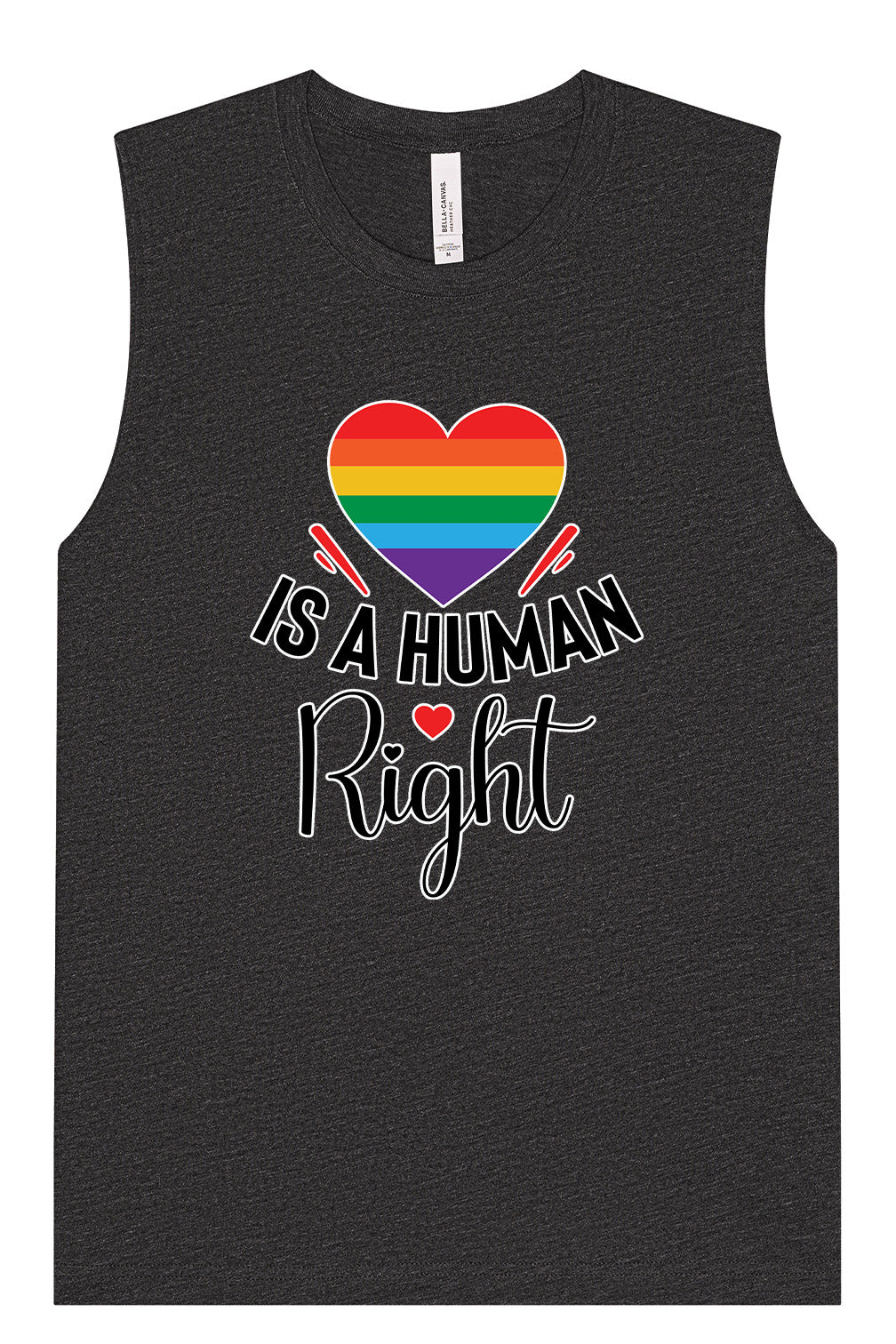 Love is a Human Right Muscle Tank