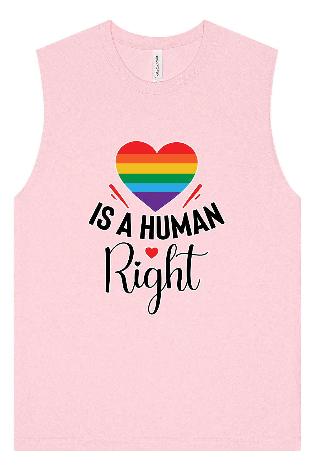 Love is a Human Right Muscle Tank