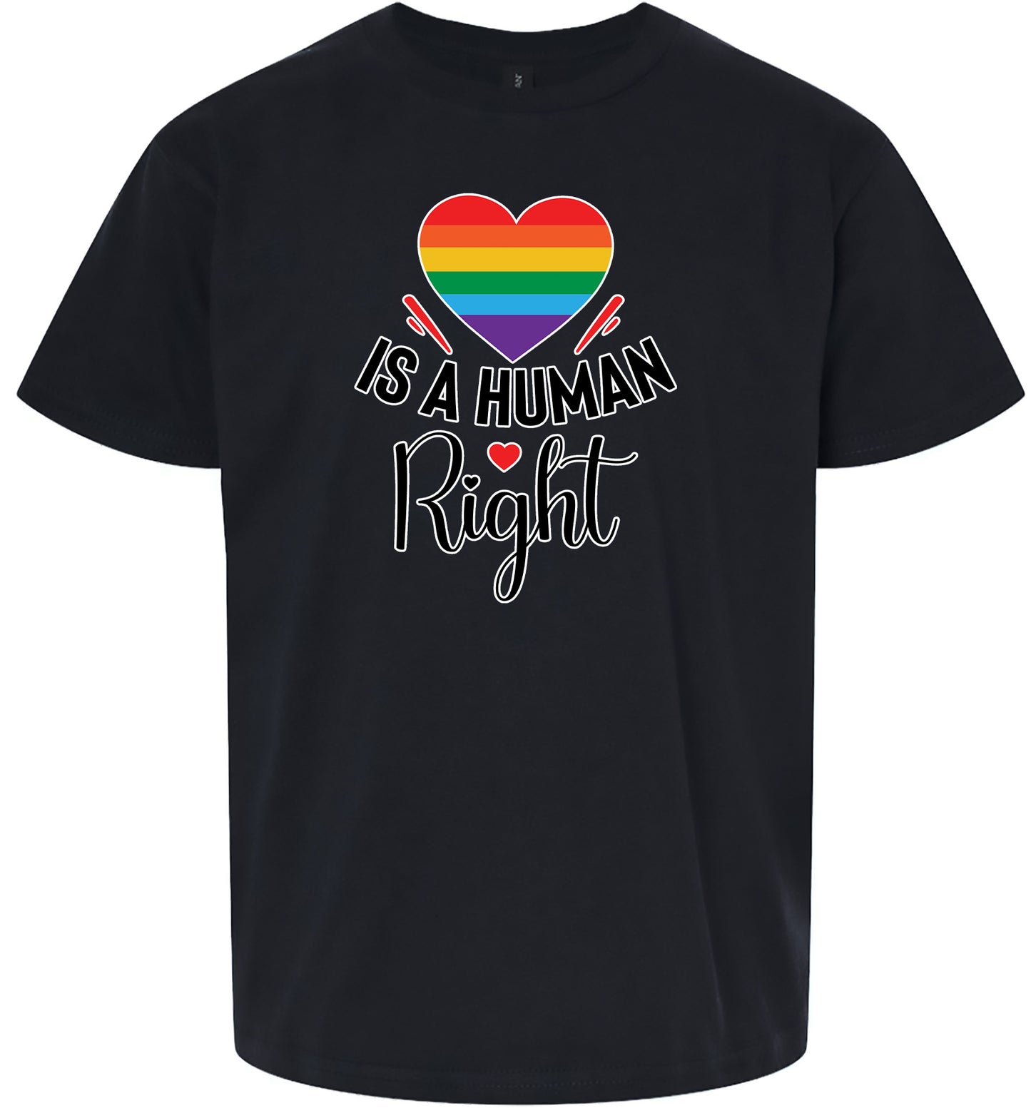 Love is a Human Right Children's Gildan Soft Shirt