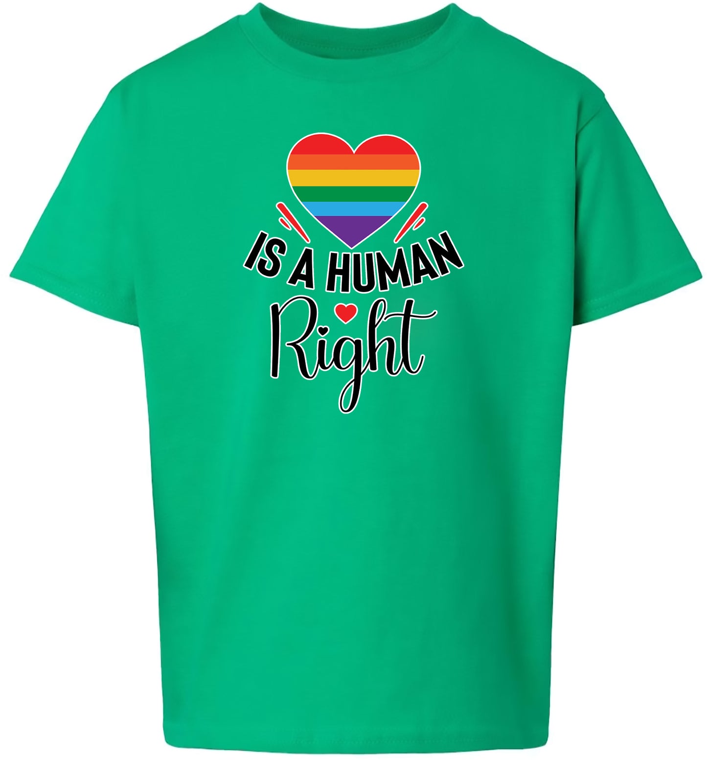 Love is a Human Right Children's Gildan Soft Shirt