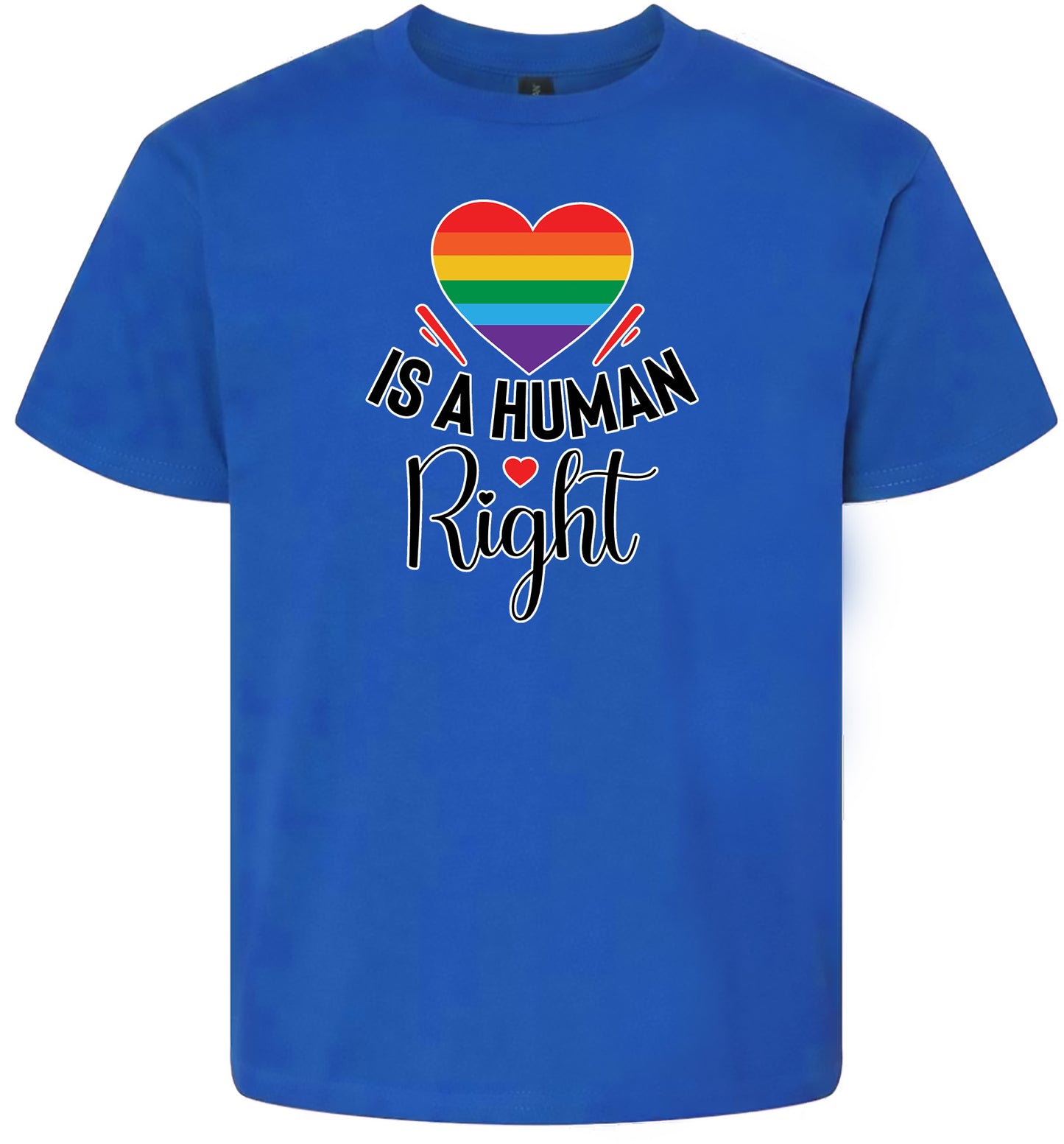 Love is a Human Right Children's Gildan Soft Shirt