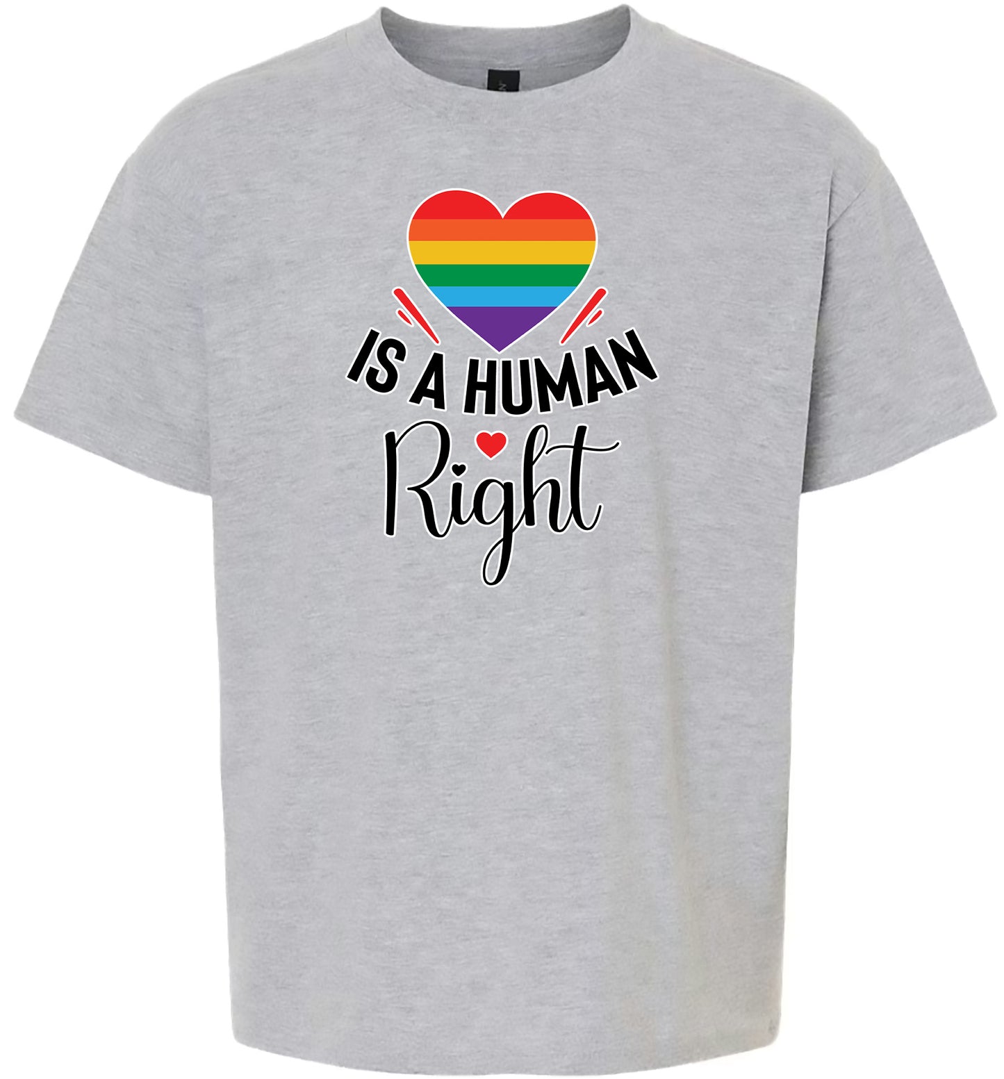 Love is a Human Right Children's Gildan Soft Shirt