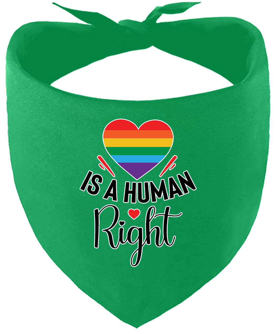 Love is a Human Right Pet Bandana