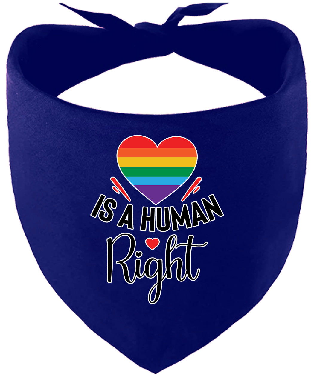 Love is a Human Right Pet Bandana