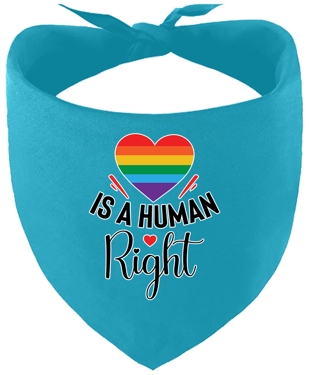 Love is a Human Right Pet Bandana