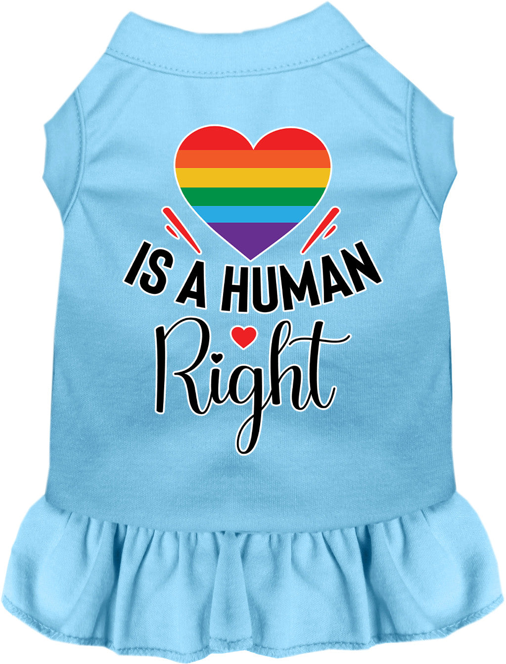 Love is a Human Right Pet Dress