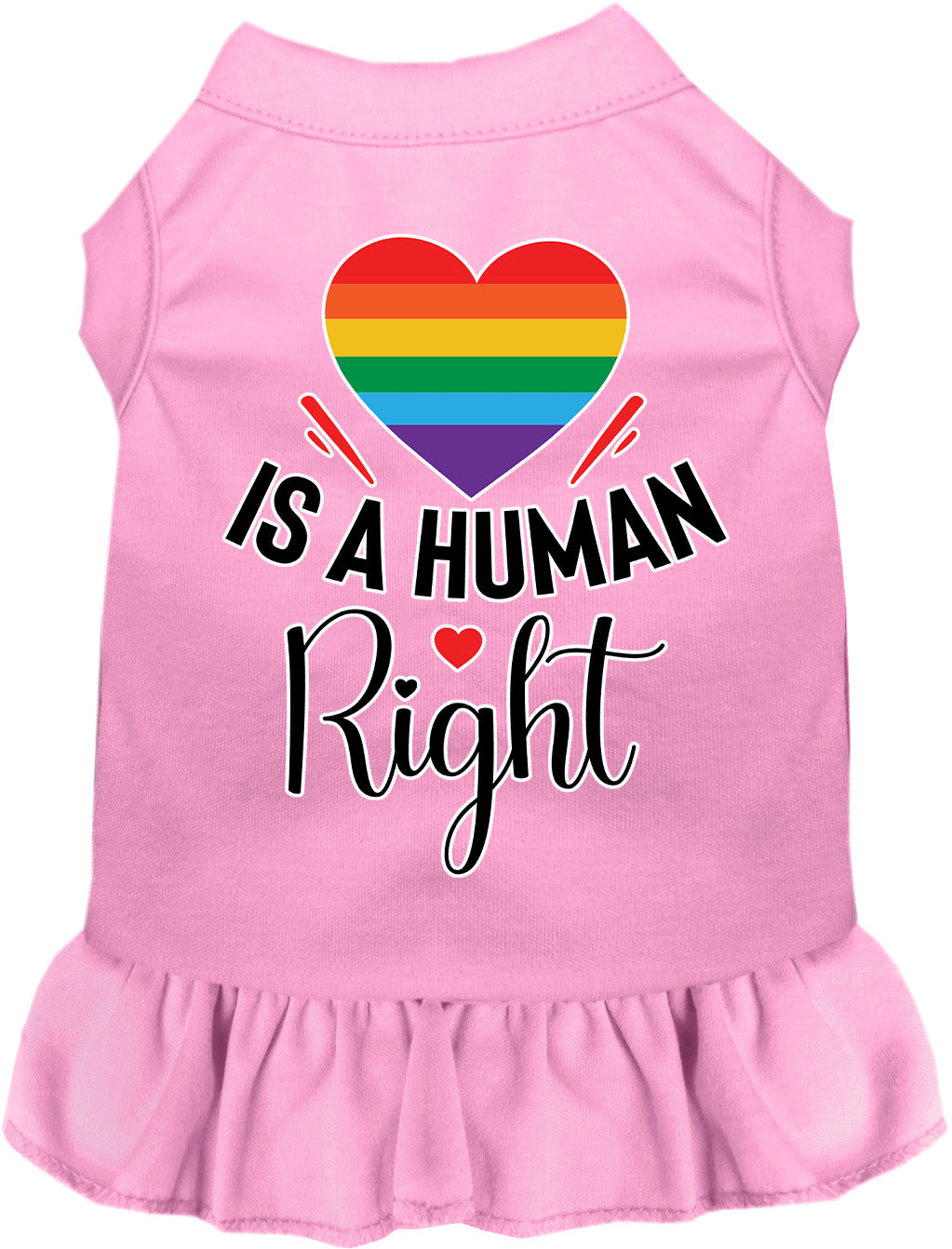 Love is a Human Right Pet Dress