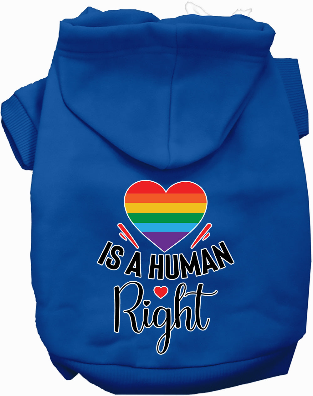 Love is a Human Right Pet Hoodie