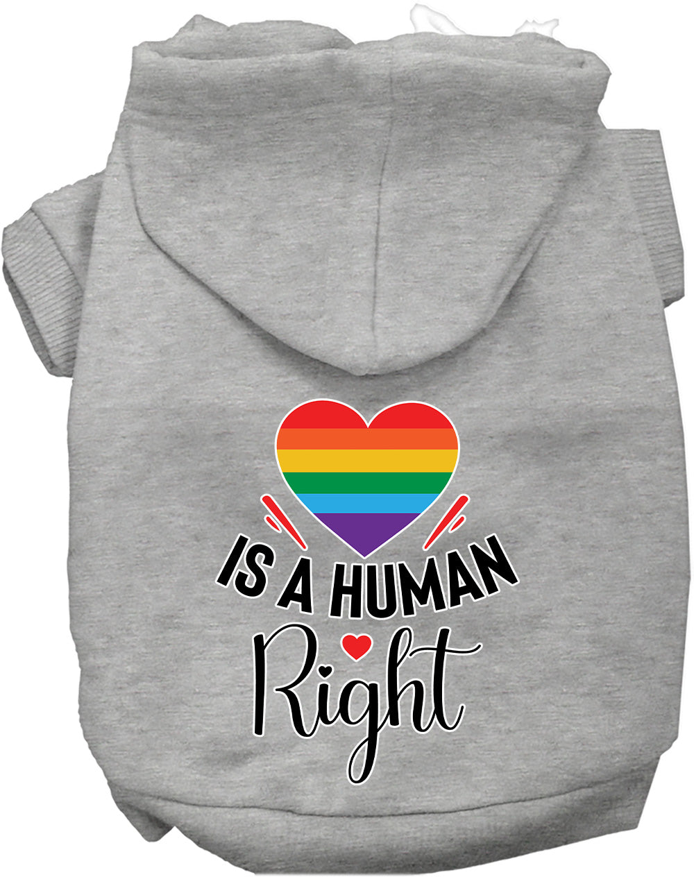 Love is a Human Right Pet Hoodie