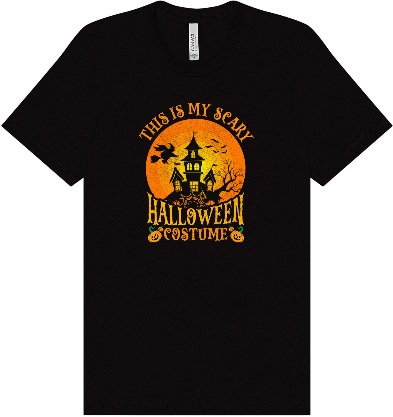 Scary Halloween Costume Adult Bella Canvas Shirt