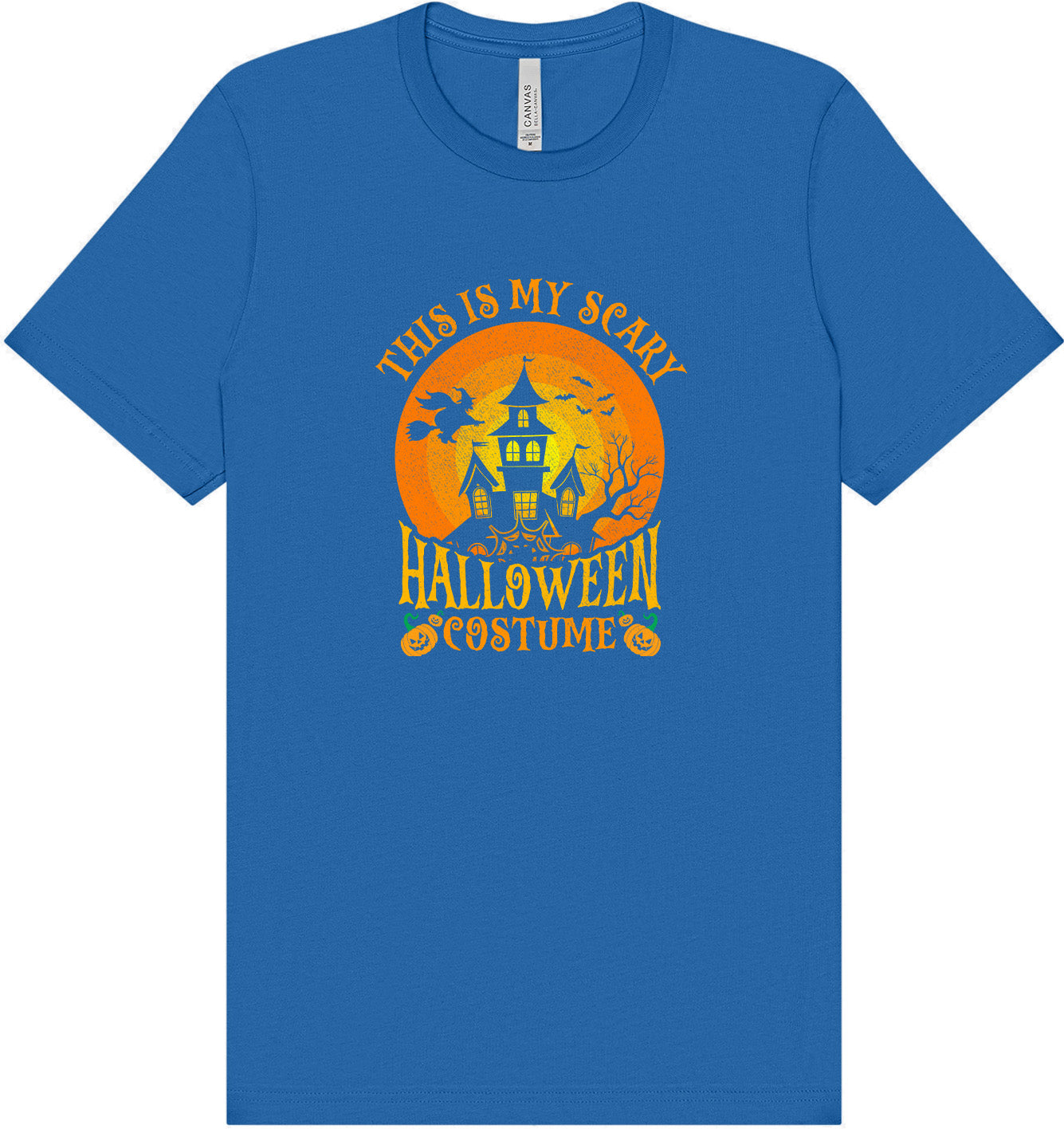 Scary Halloween Costume Adult Bella Canvas Shirt