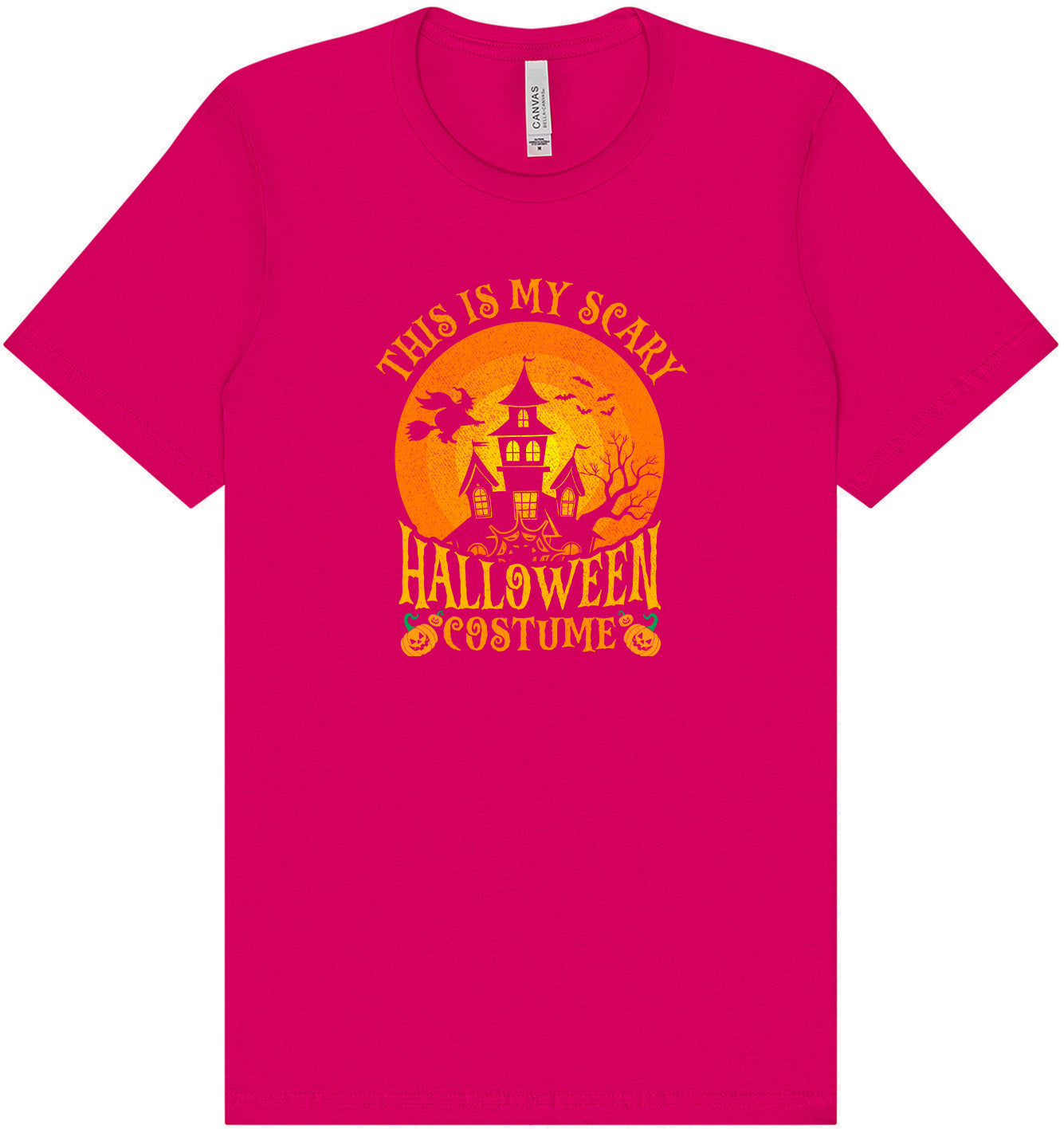 Scary Halloween Costume Adult Bella Canvas Shirt