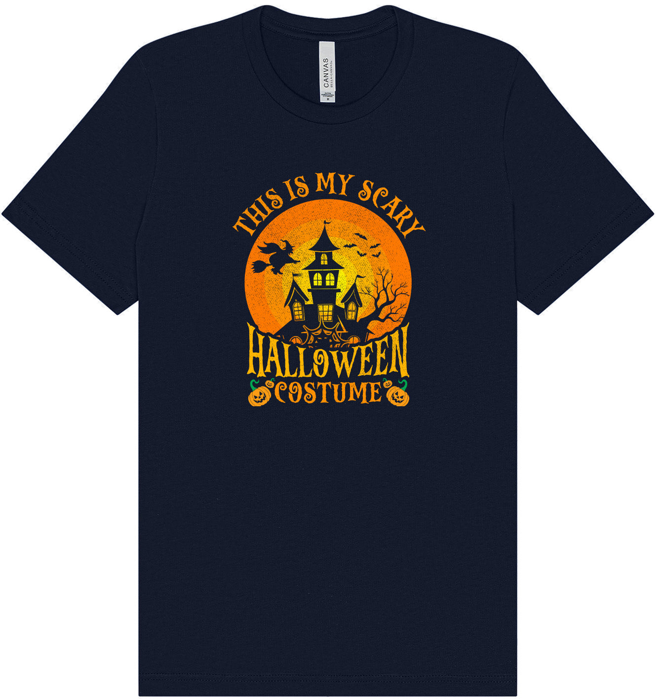 Scary Halloween Costume Adult Bella Canvas Shirt