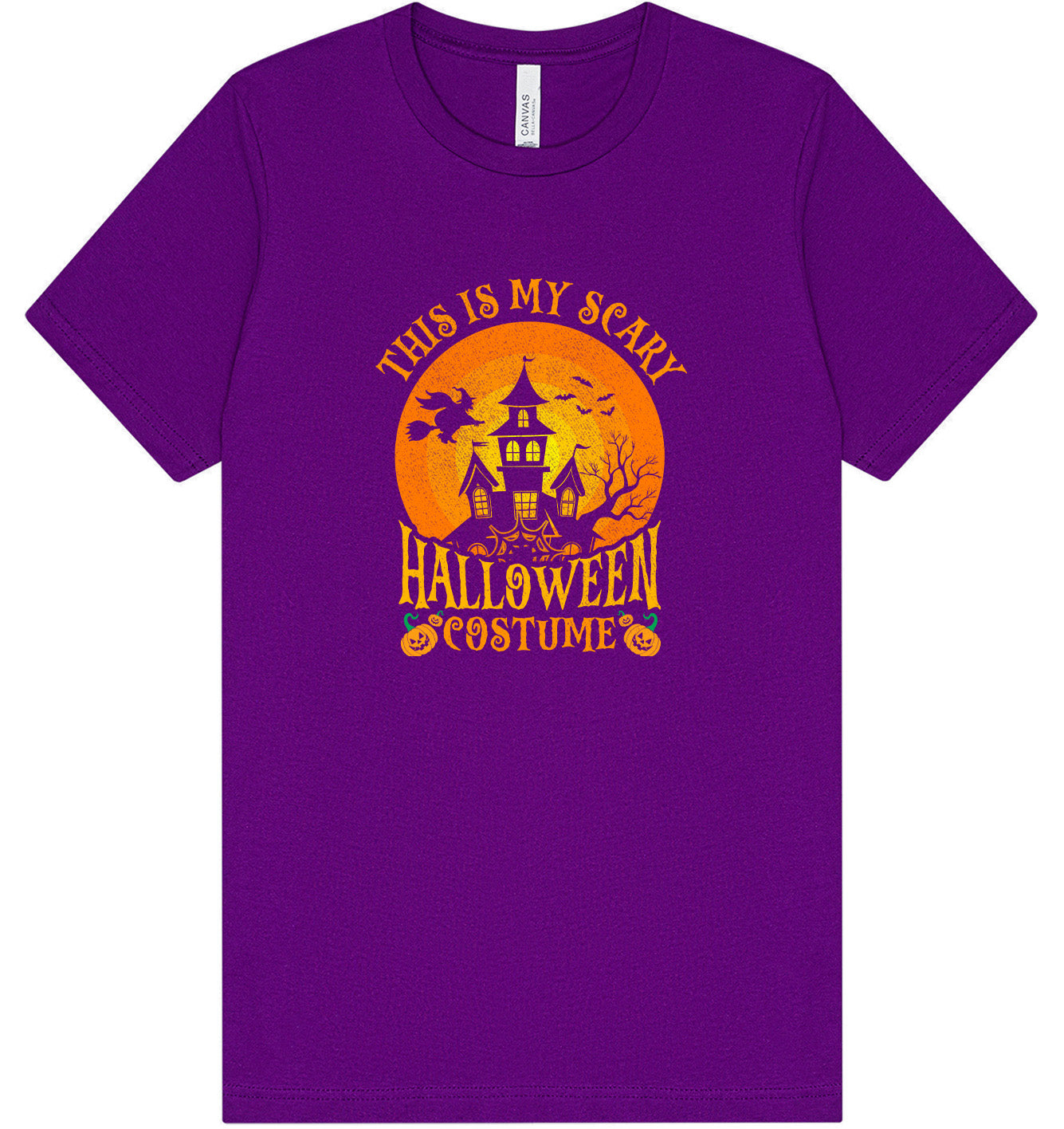 Scary Halloween Costume Adult Bella Canvas Shirt