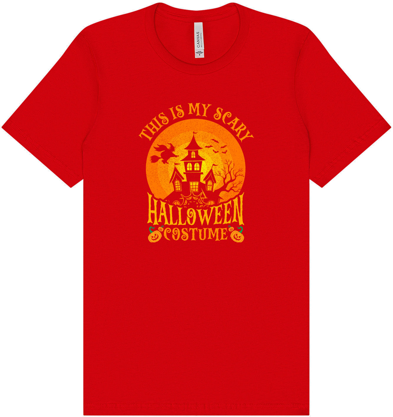 Scary Halloween Costume Adult Bella Canvas Shirt