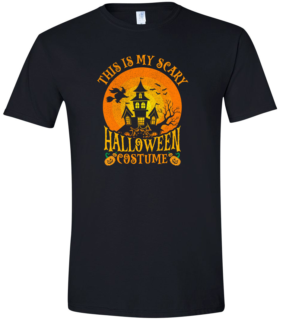 Scary Halloween Costume Adult Gildan Soft Shirt