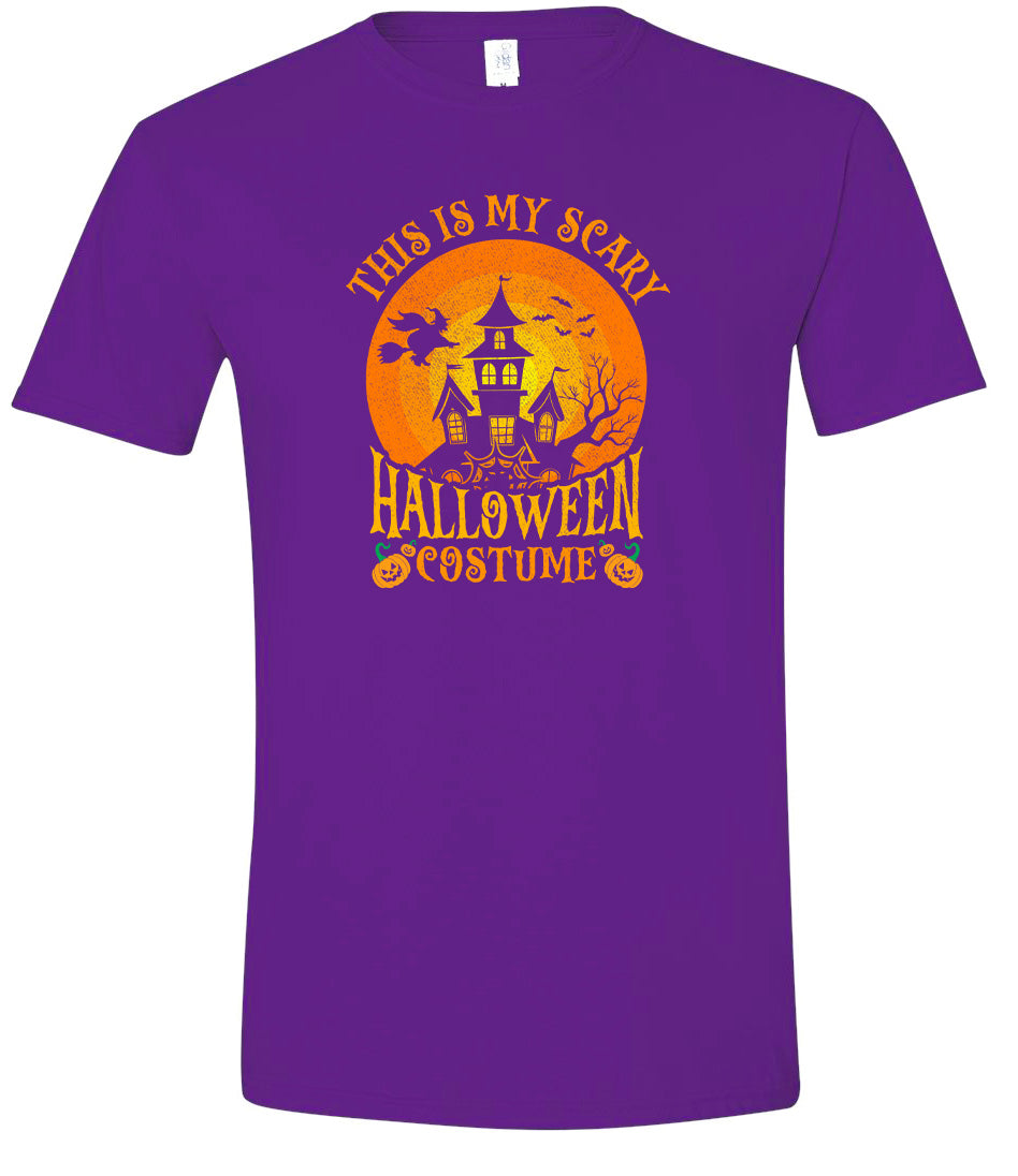 Scary Halloween Costume Adult Gildan Soft Shirt