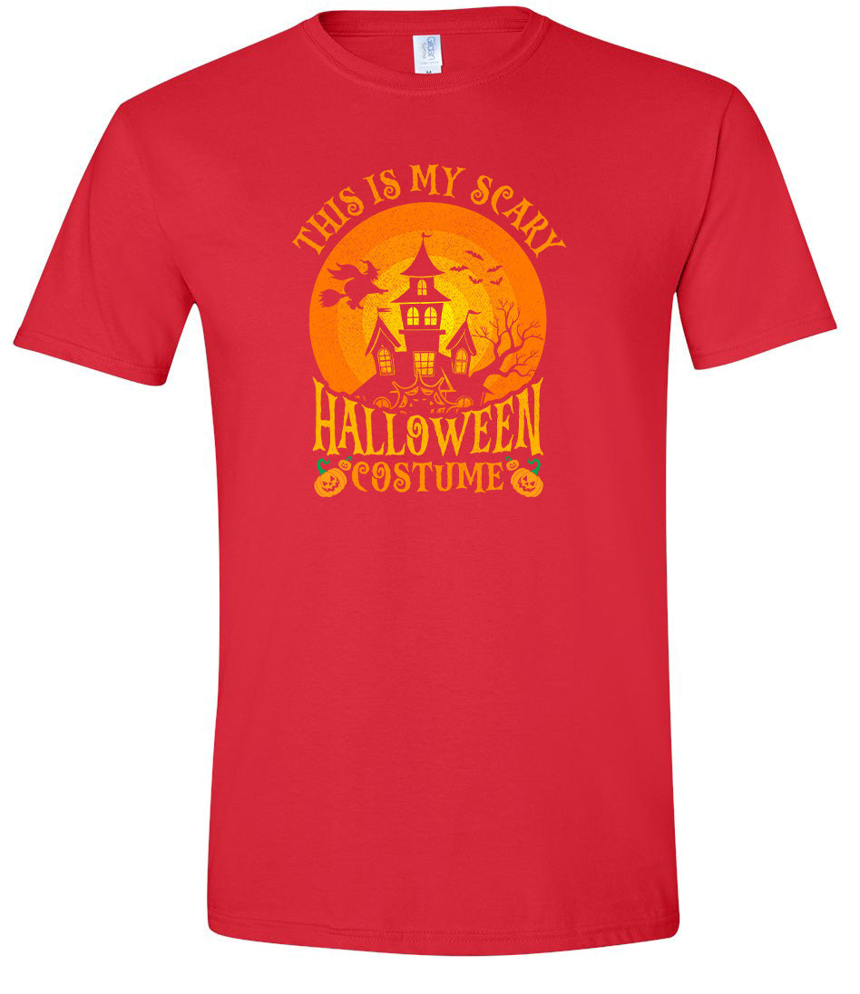 Scary Halloween Costume Adult Gildan Soft Shirt
