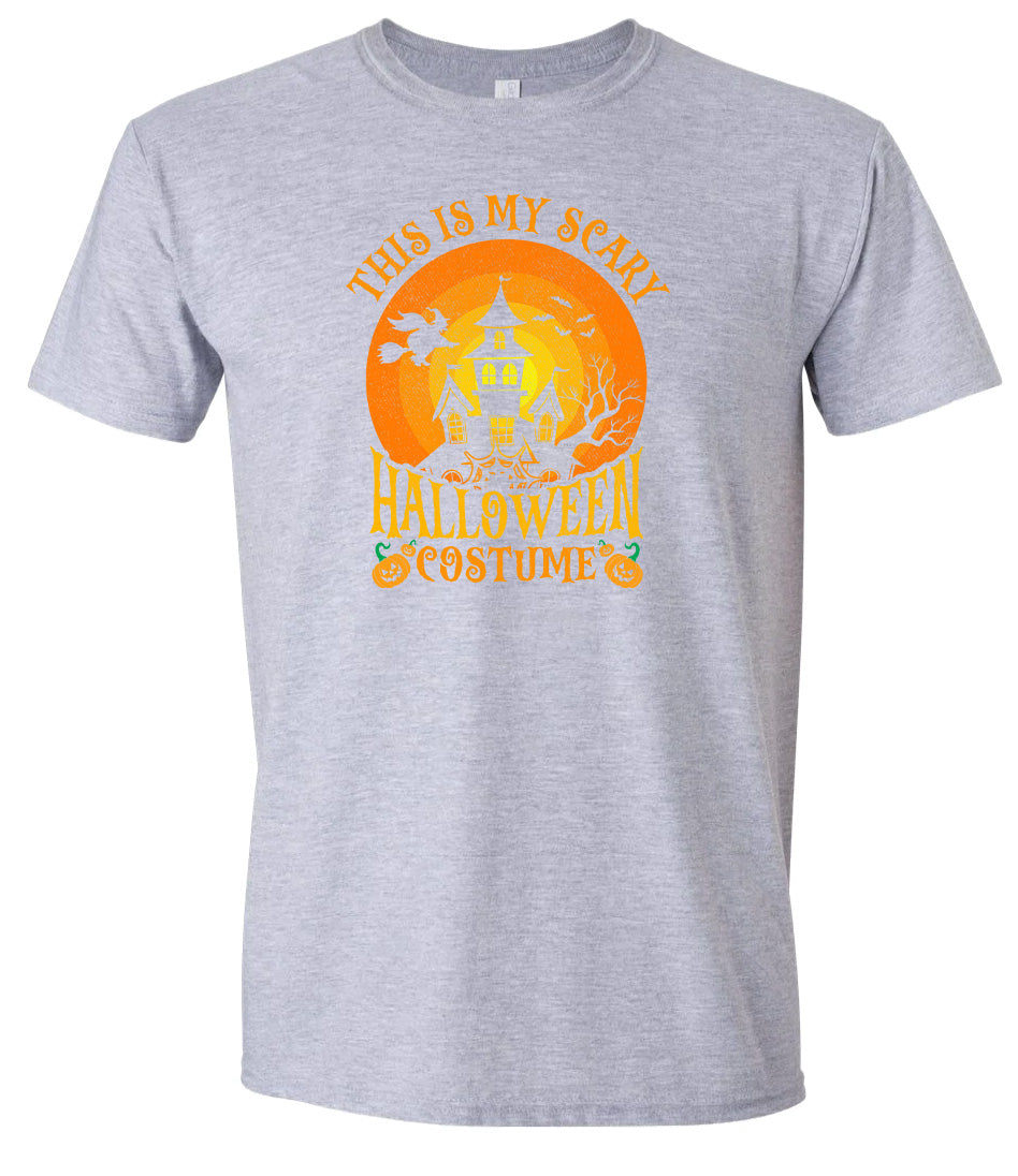 Scary Halloween Costume Adult Gildan Soft Shirt