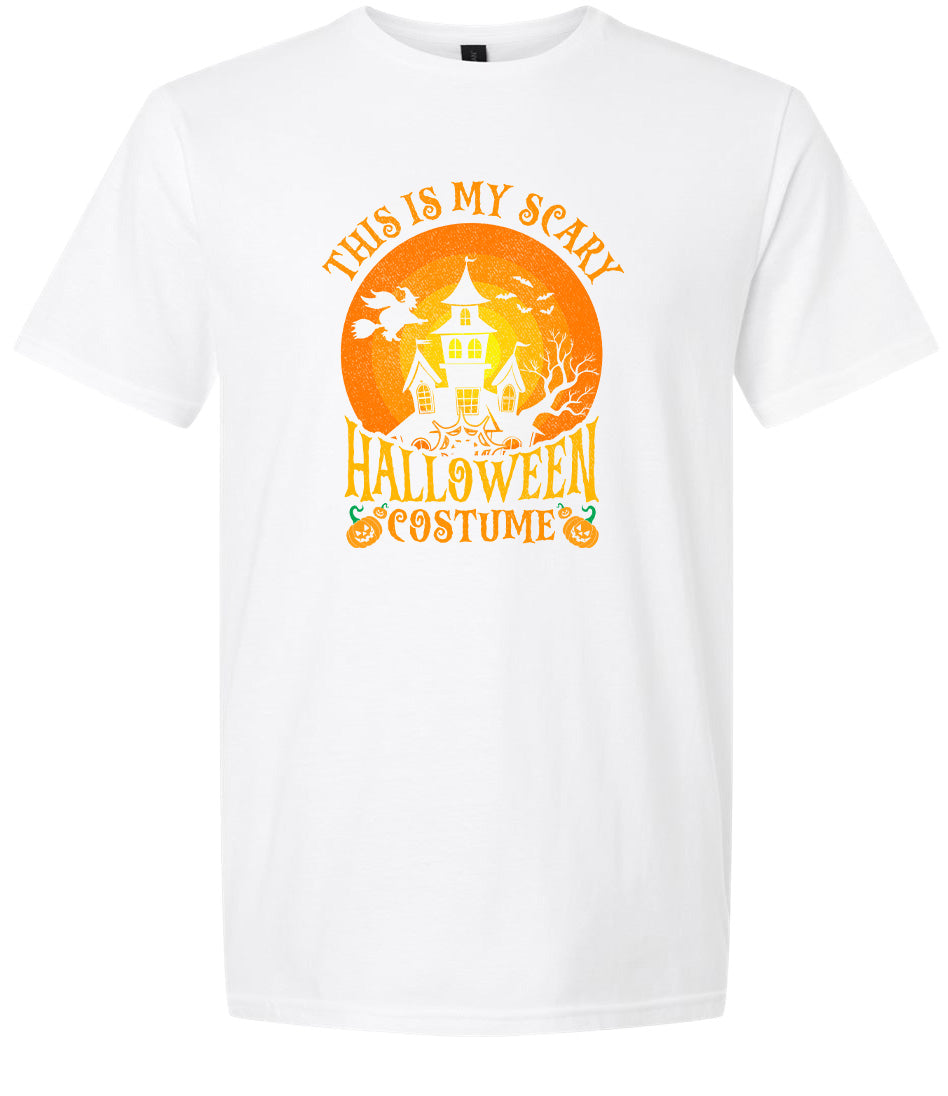 Scary Halloween Costume Adult Gildan Soft Shirt