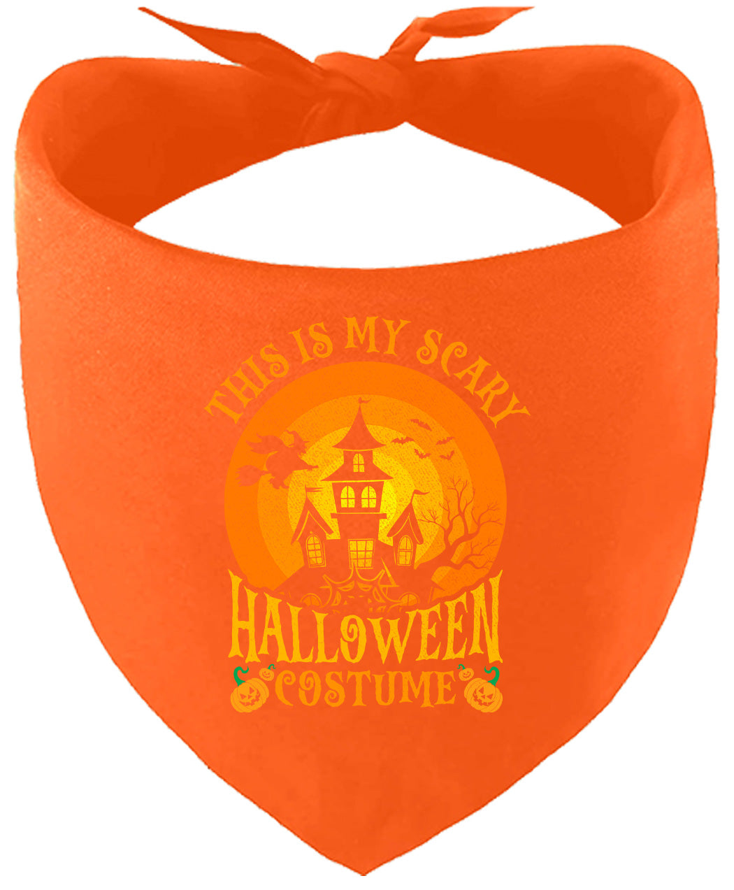 Scary Halloween Costume Pet Bandana