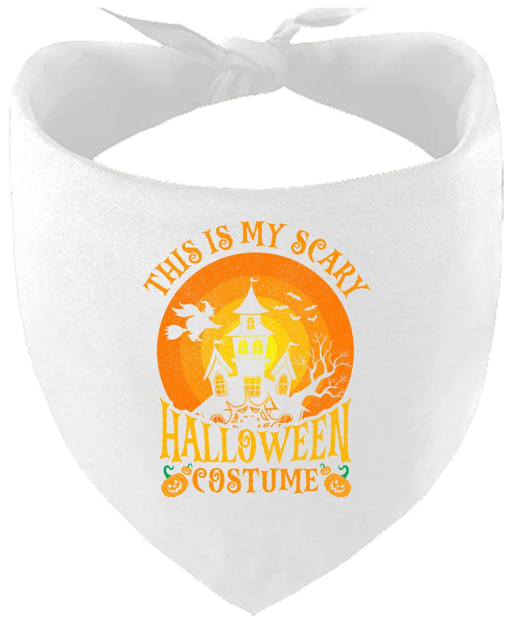 Scary Halloween Costume Pet Bandana