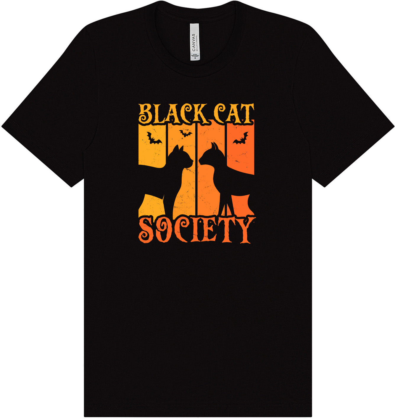 Black Cat Society Adult Bella Canvas Shirt