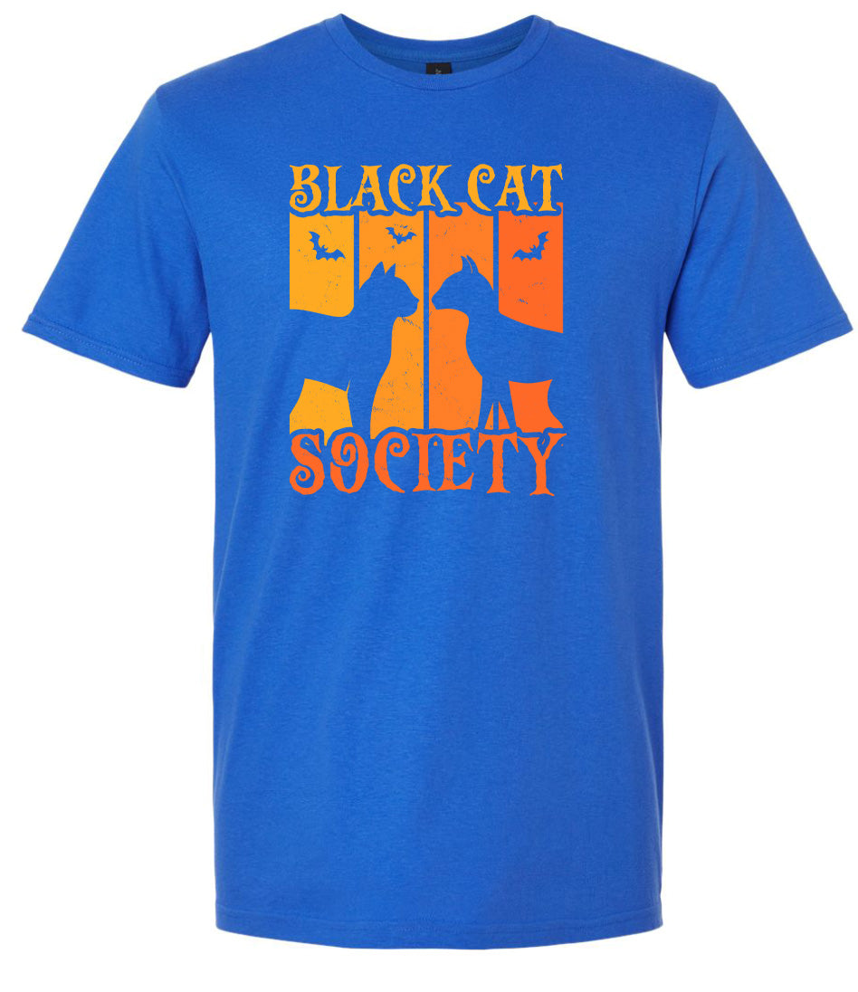 Black Cat Society Adult Gildan Soft Shirt