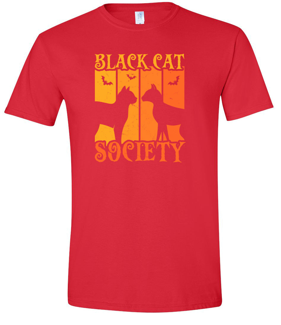 Black Cat Society Adult Gildan Soft Shirt