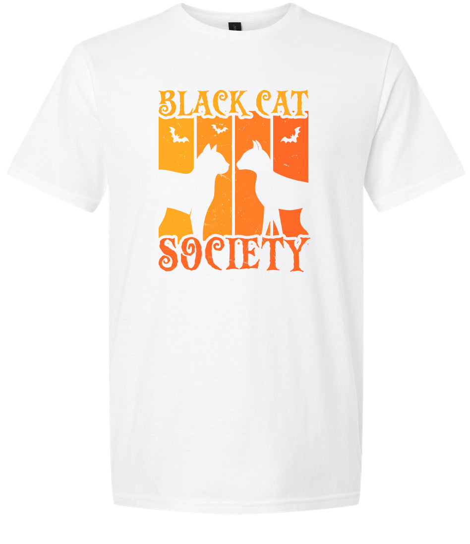 Black Cat Society Adult Gildan Soft Shirt