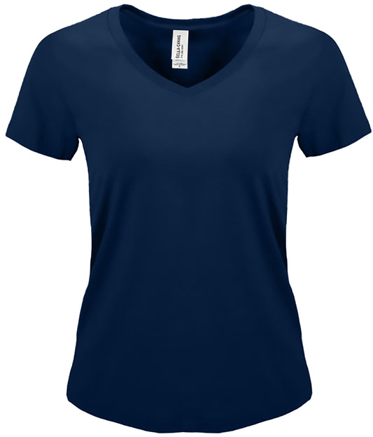 Custom Women's Relaxed Jersey V-Neck T-Shirt