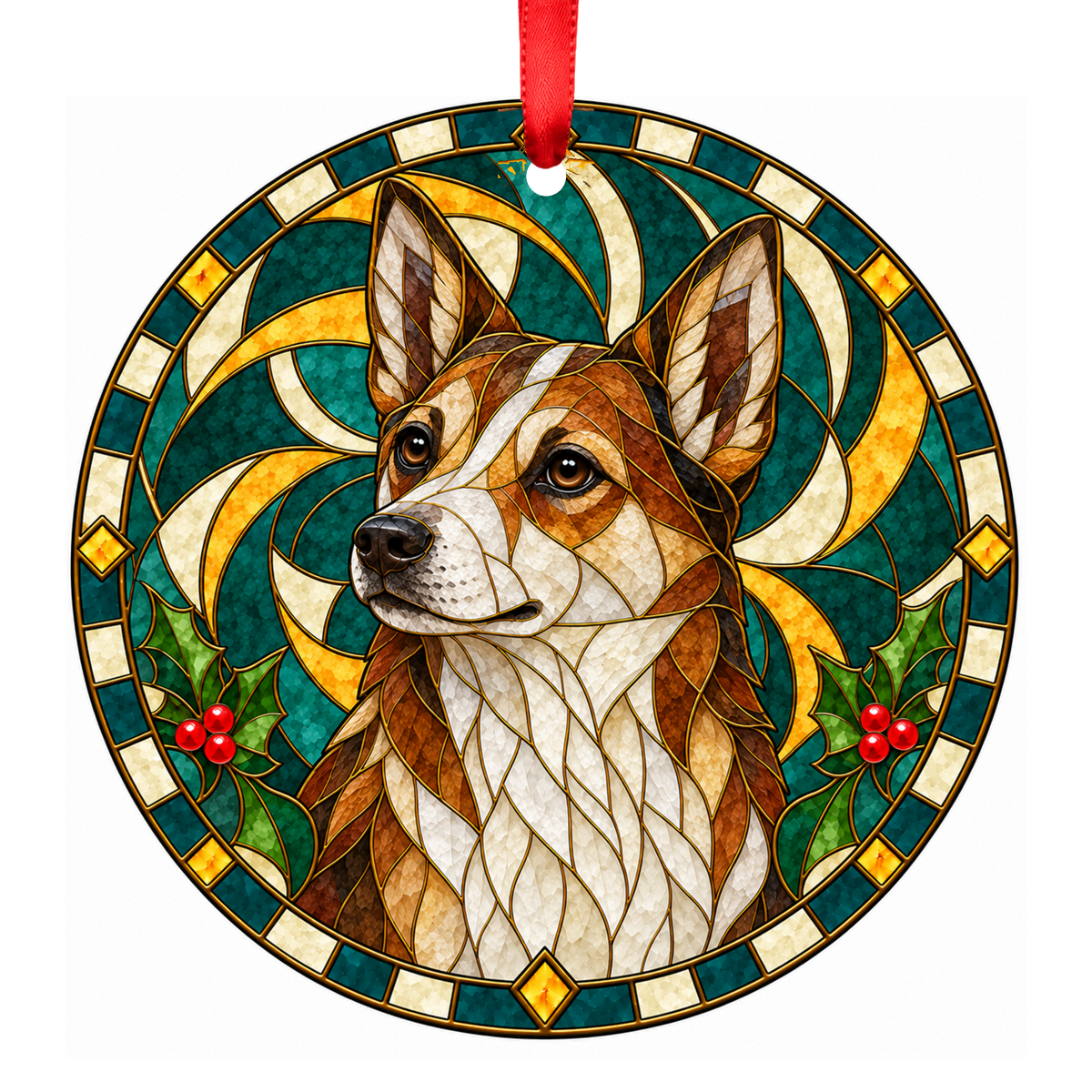 Norwegian Lundehund — Red and White